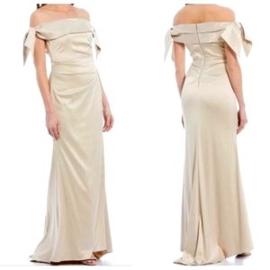 Vince Camuto formal maxi dress gown off shoulders size 10